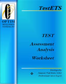 Career TEST Assessment Analysis Worksheetfor Myers-Briggs Type Indicator® MBTI® career tests Strong Interest Inventory® SII career interest tests Highlands Ability Battery THAB ability aptitude career tests